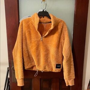 Calvin Klein Vibrant Orange Fleece Jacket
